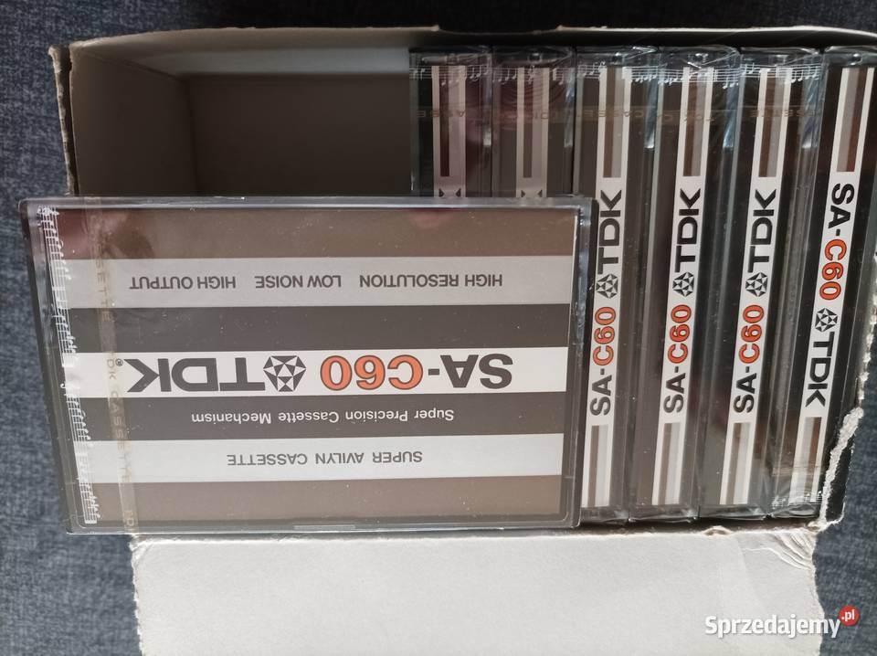 Kaseta TDK SA C 60 Chrom 1975 1977 6 sztuk kaseta Warszawa