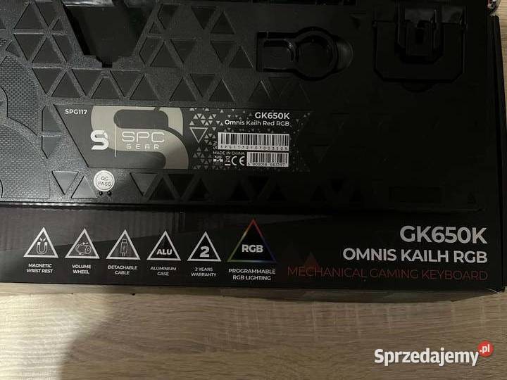 2x SPC Gear GK650K GK550 RED do naprawy na Kłodawa