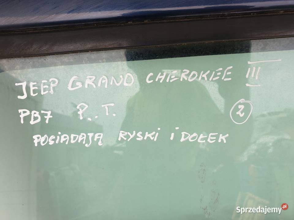 Jeep Grand Cherokee III WK TYLNE DRZWI PRAWE TYŁ Drzwi lubelskie Janów
