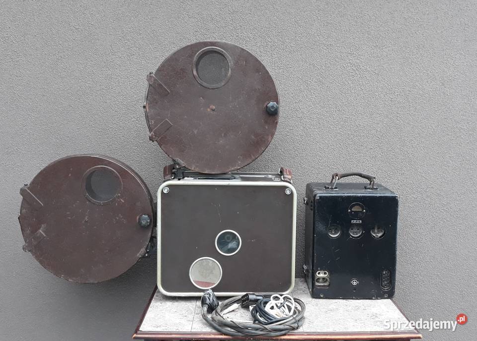 Stary projektor Zeiss TK35 kino objazdowe Antyki pomorskie Tczew