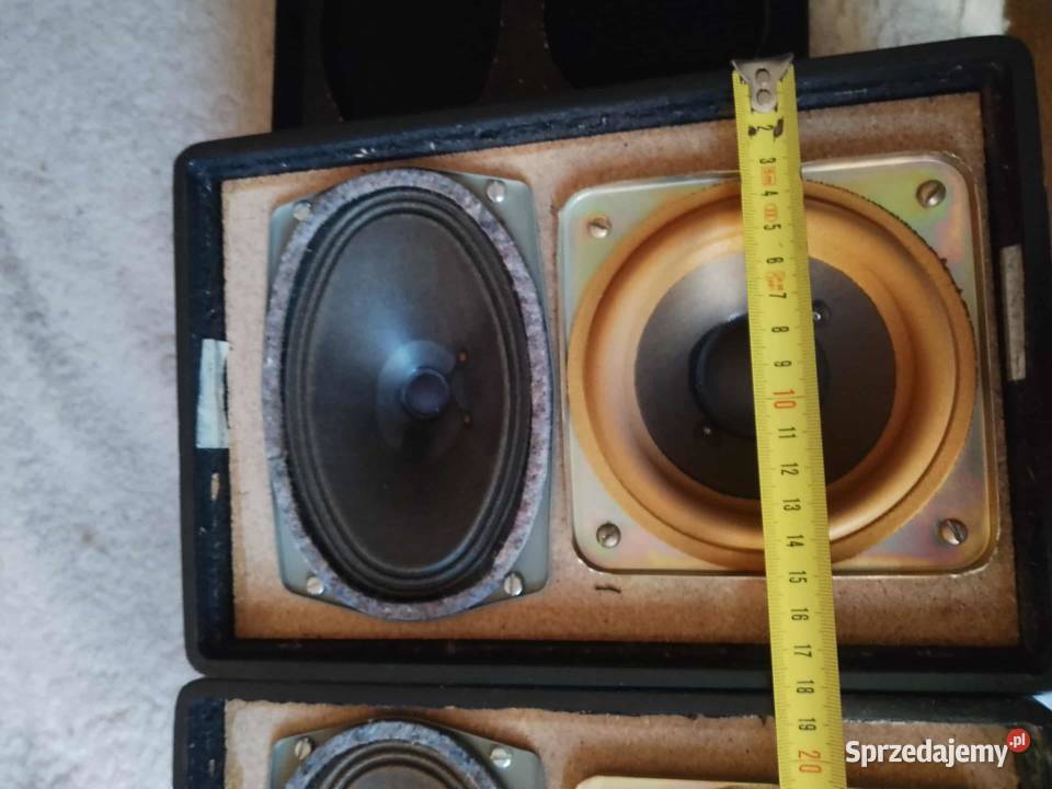 Kolumny retro drewniane głośnikowe RFT Concert Legnica