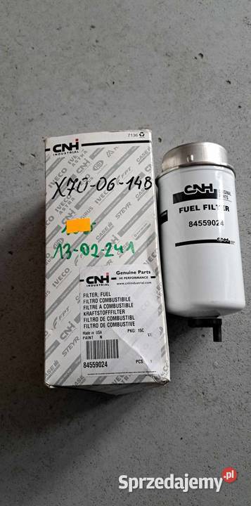FILTR PALIWA CASE 84559024 CNH 84565924 87840590 New Holland Części zamienne Bełżyce