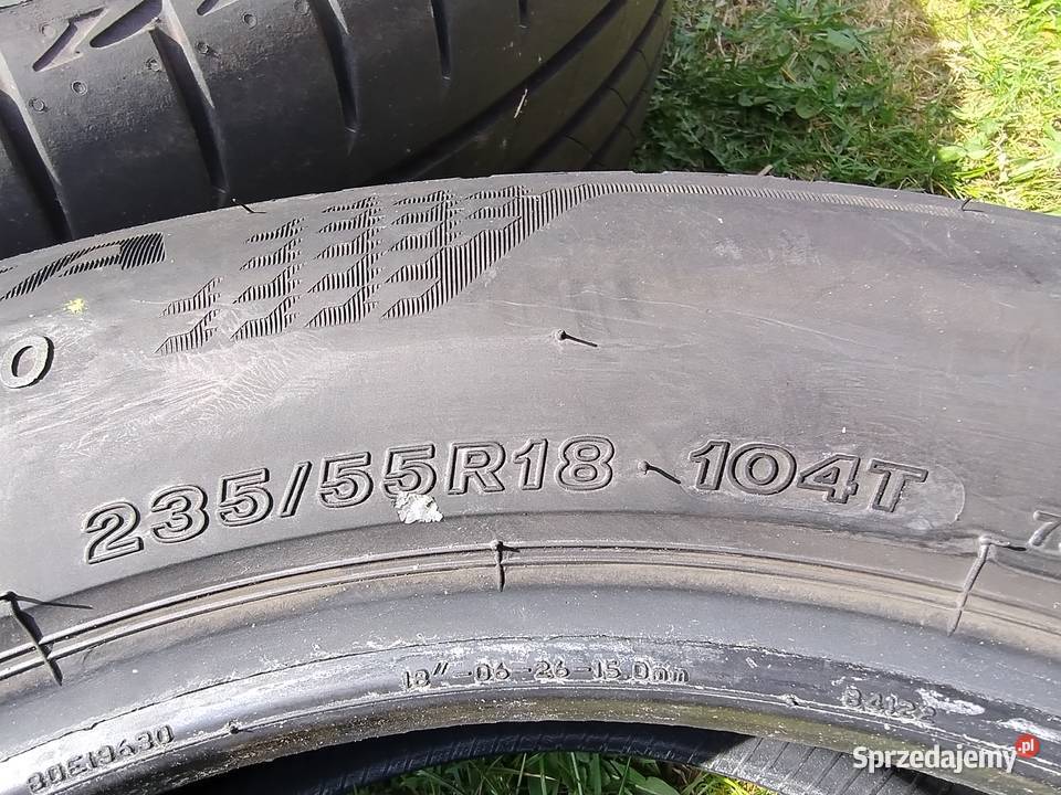 2 4 nowe opony letnie Bridgestone 23555R18 235 Suwałki