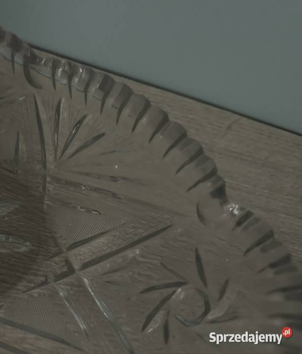Półmisek kryształ z lat 50tych Łódź