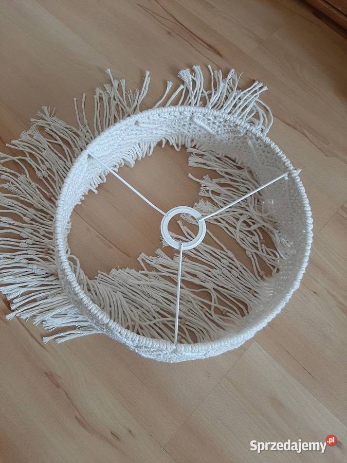 Abażur żyrandol lampa makrama rękodzieło Bydgoszcz