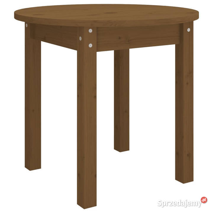 Stolik kawowy miodowy brąz 45x40 lite drewno Meble sprzedam