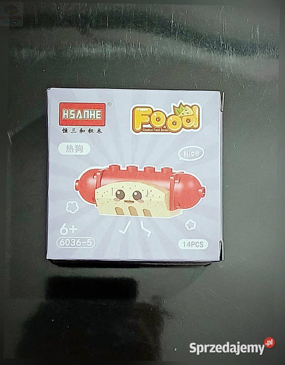 Nowy Zestaw Klocków Jedzenie Hot Dog 14 Radom