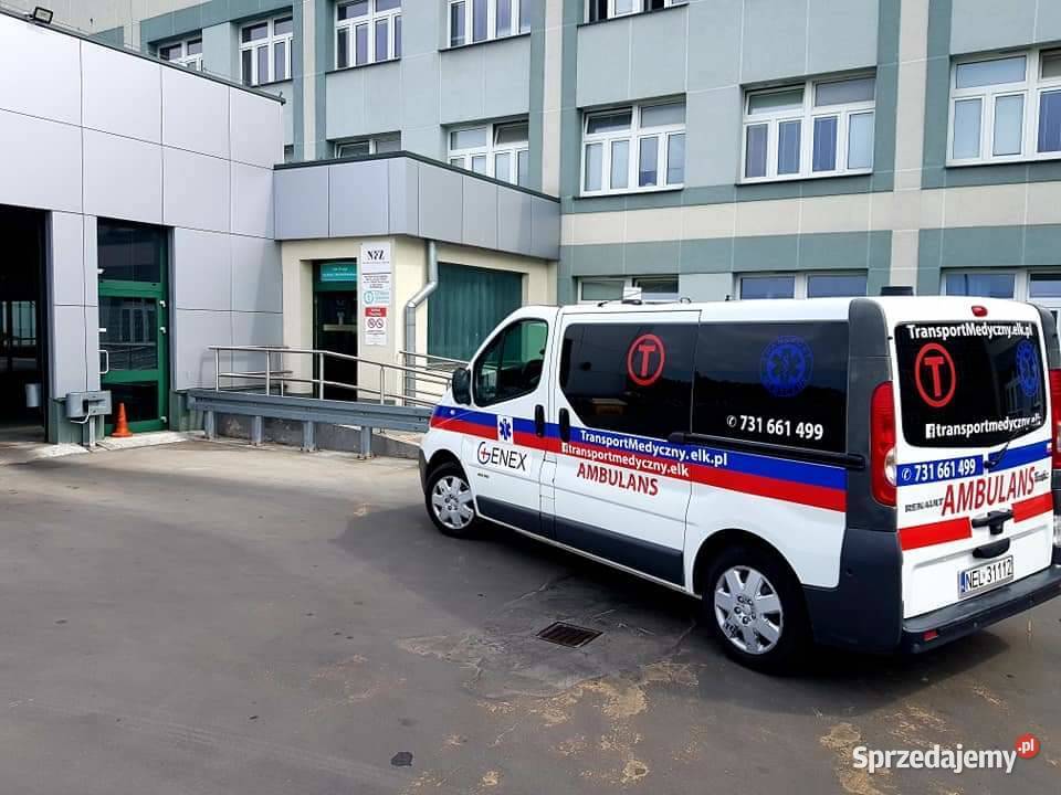 Transport Medyczny Sanitarny Karetka Ambulans Łomża przewóz osób
