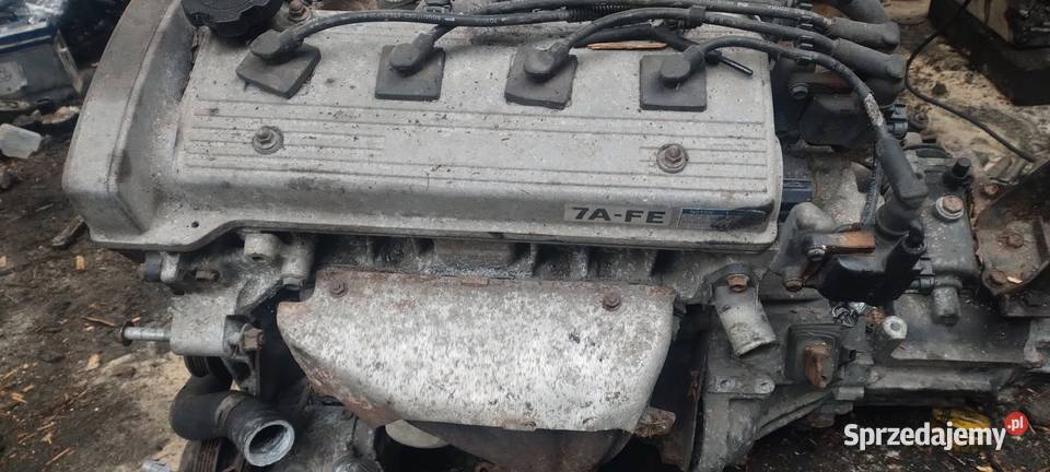 TOYOTA 7AFE 18 16V silnik na części skrzynia