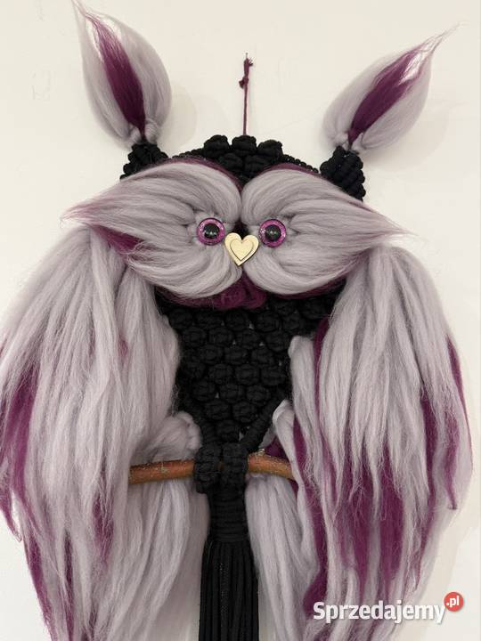 Sowa z makramy Stargard