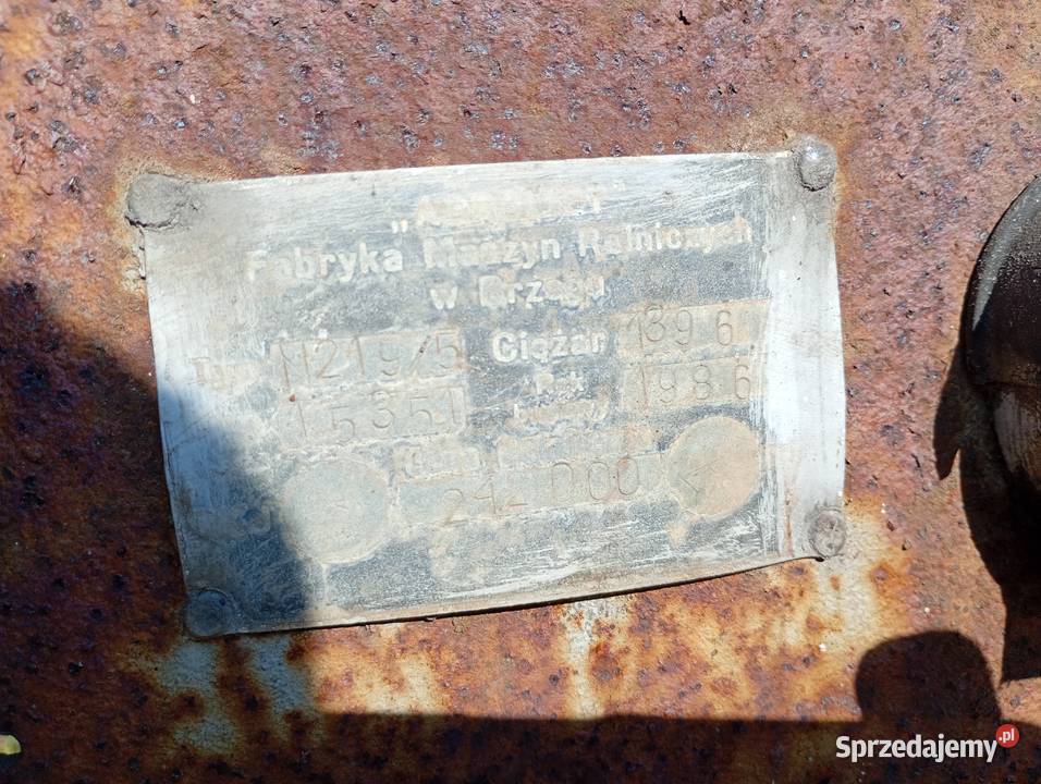 Rozrzutnik jednoosiowy 35 t sprawny łódzkie