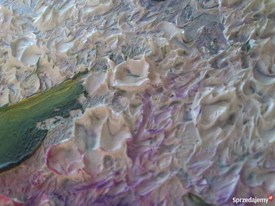 sprzedam obraz olejny 50x735 Bzy w wazonie Warszawa