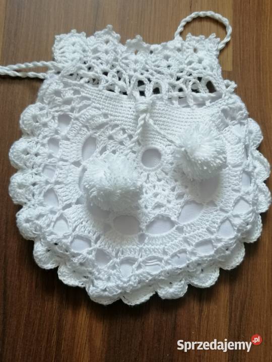 Torebka komunijna biała komplet z mitenkami biały Odzież Katowice sprzedam