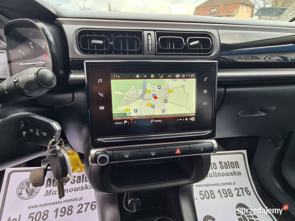 Citroen C3 Navi Led Klimatronik Asystent Pasa wielkopolskie Wągrowiec