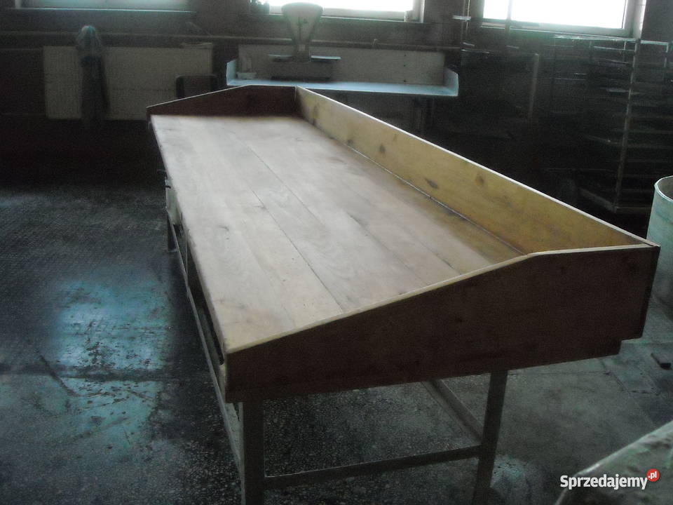 Stół piekarniczy drewniany z półką Czerwieńsk sprzedam