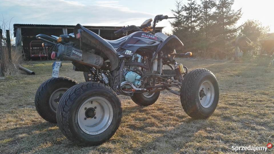 Quad Blizzerbashan 200cc ATV Zarejestrowany Karsy