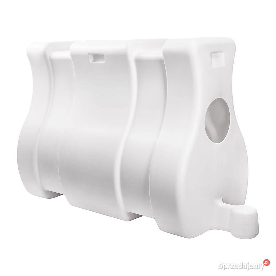 Separator ruchu PCV U25c dł 110 wys 80 biały