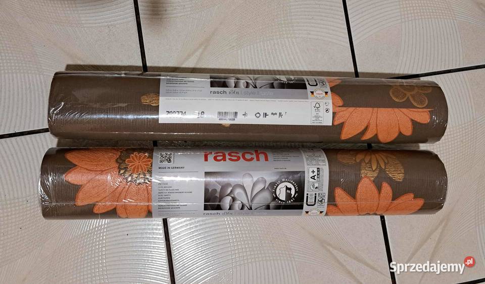 Tapeta 2 rolki na flizelinie Rasch kwiaty na Złotniki Kujawskie sprzedam