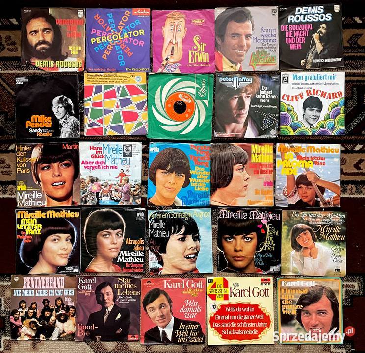 61 płyt winyl 41 singli całość Ząbkowice Śląskie