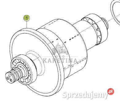 CLAAS Arion 610 660 Wałek Sprzęgła 0005887957 00 Pozostałe Jastrzębniki