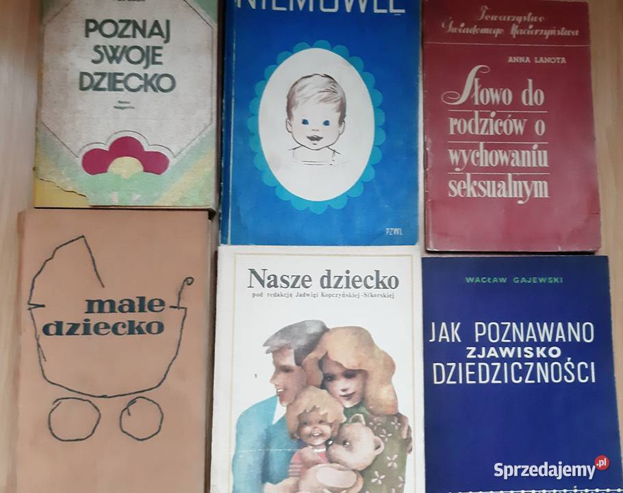 Pakiet książek i brouszr niemowlę i małe dziecko śląskie sprzedam