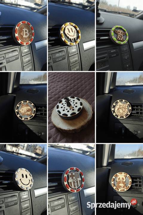 Drewniana Zawieszka Zapachowa do Auta Prezent Gadgety motoryzacyjne sprzedam