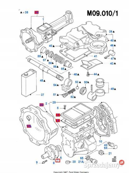 USZCZELKA SKRZYNI BIEGÓW FORD TRANSIT 8591 18D lubelskie