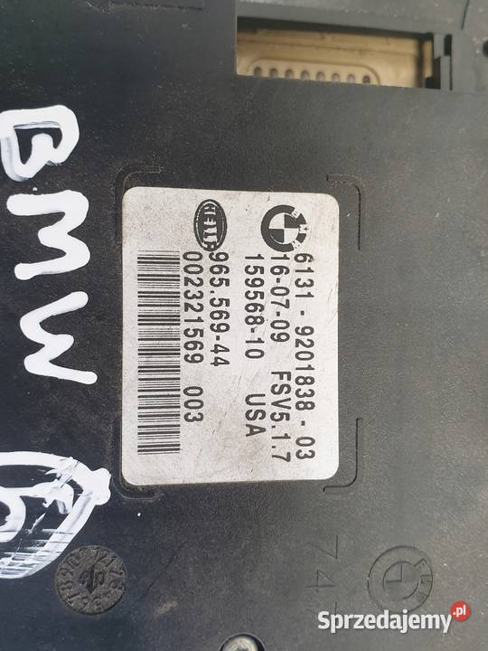 BMW X6 E71 LAMPKA OŚWIETLENIA KABINY 159568 osobowe