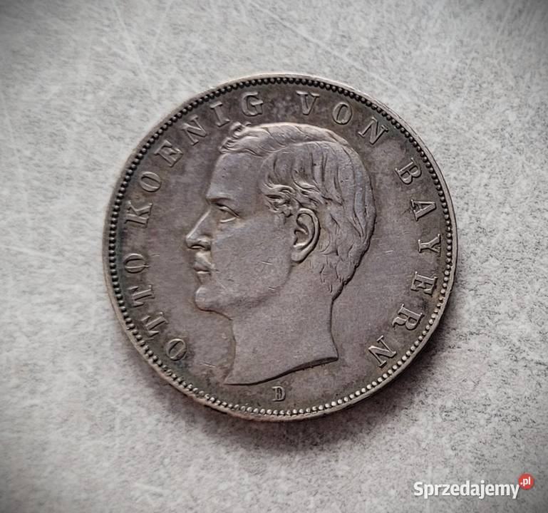 J8 NIEMCY CESARSTWO srebro 3 Marki 1913 Otto Łask