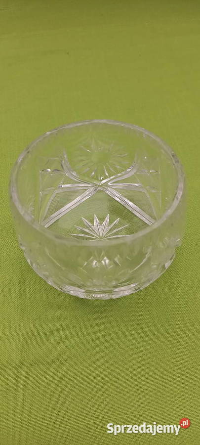 Kryształ owalny z kabłąkiem koszyk Antyki, Sztuka, Kolekcje Małkinia Górna