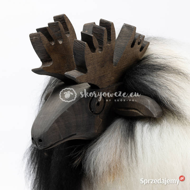 Krzesło renifer dekoracyjny czarno biały Szaflary sprzedam