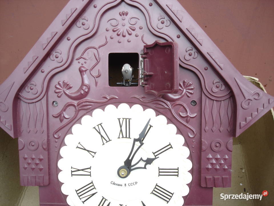 Zegar z kukulka majak cccp prl nowy w pudelku Pozostałe