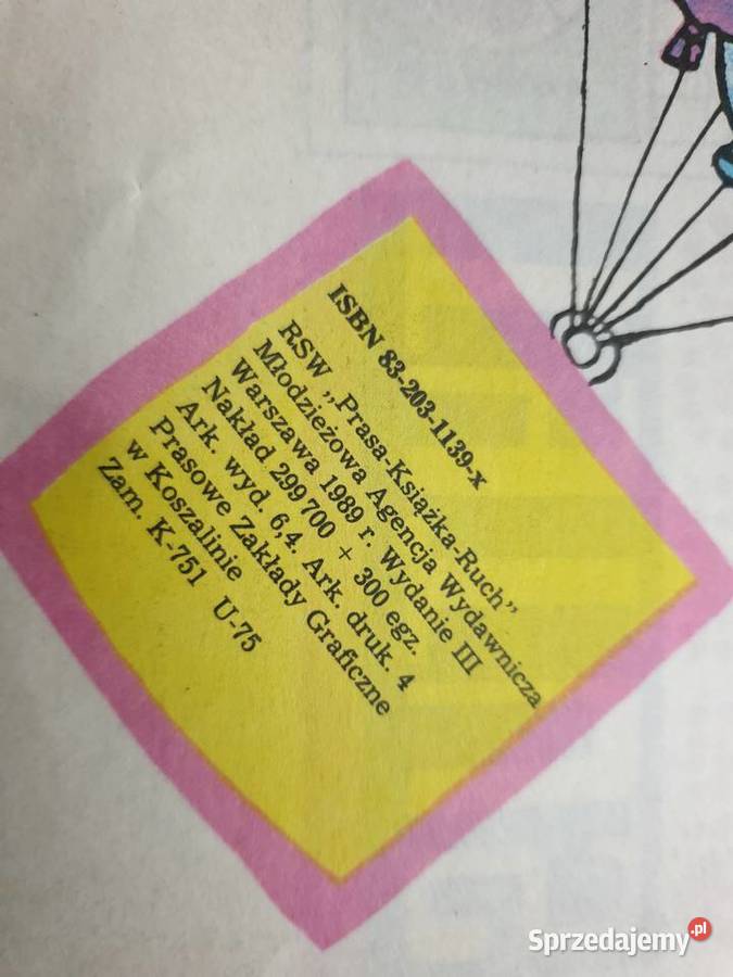 Tytus Romek i ATomek księga XIV wyd3 1989 pomorskie Gdynia