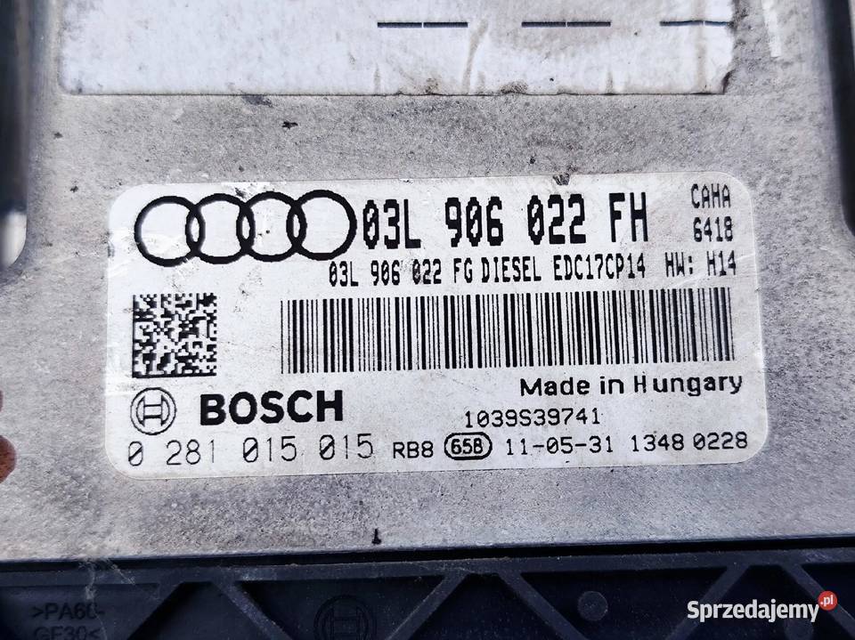 Audi A6 C6 STEROWNIK KOMPUTER SILNIKA Przemęt