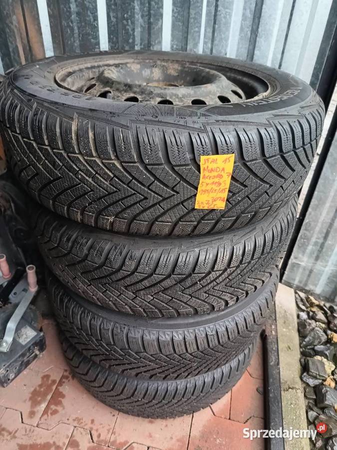 Koła stalowe opony zimowe 2020r 19565 R15 5x1143 Opony i felgi Witkowo