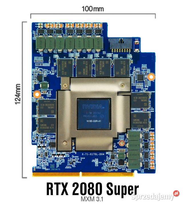 Clevo RTX 2080 MXM 8GB Grodzisk Mazowiecki sprzedam