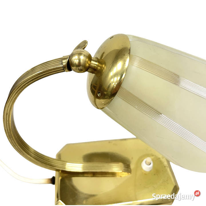 Lampa biurkowa Art Dco Modernist Niemcy lata 50 Warszawa