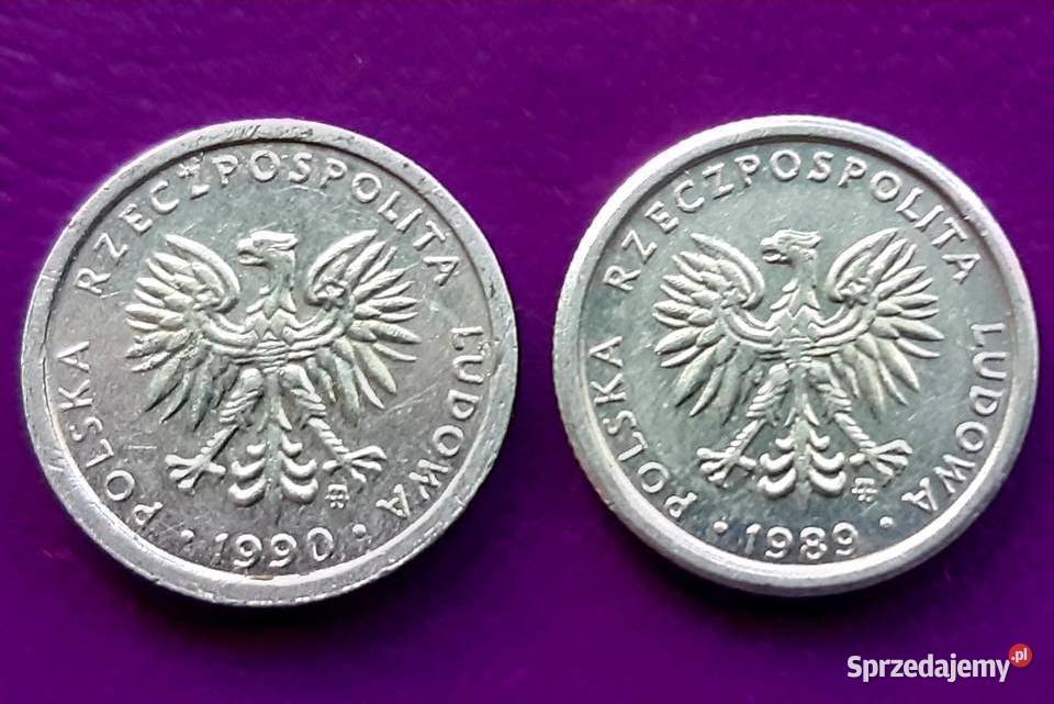 2 Monety PRL 1 ZŁOTY 19891990 Piękne 2 Okazja mazowieckie Pruszków