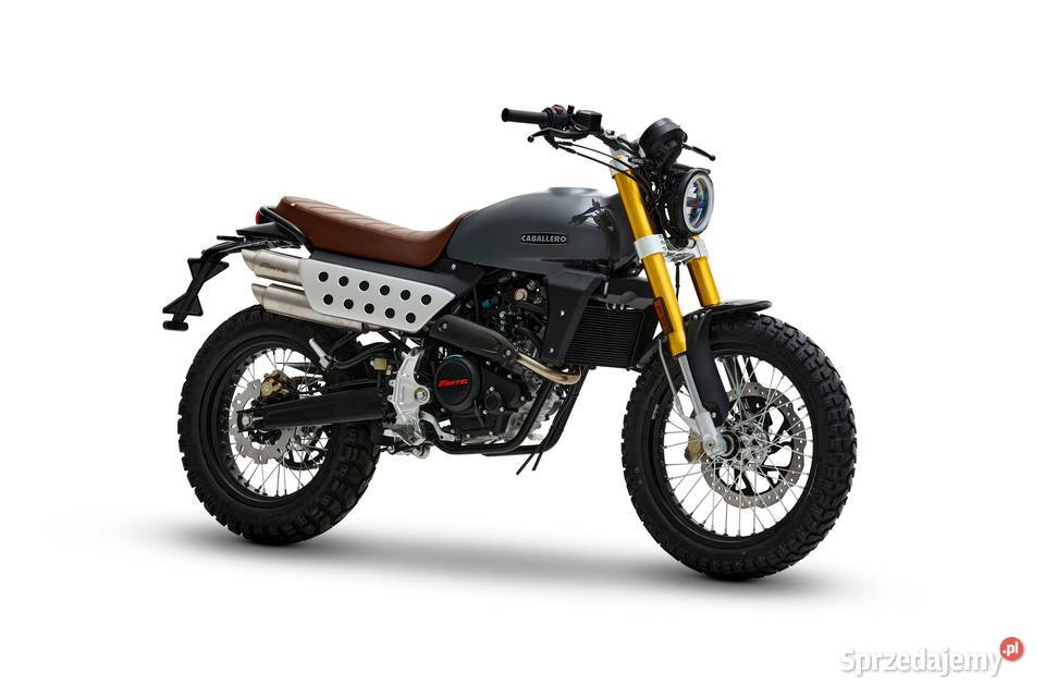 Fantic Caballero 125 Scrambler Deluxe MY26 szary nieuszkodzony Yamaha