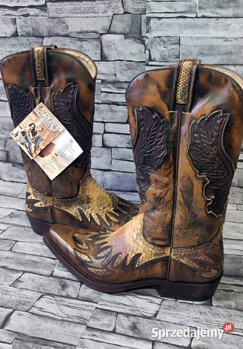 Kowbojki skórzane Sancho Boots