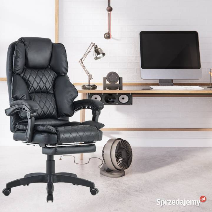 Fotel Obrotowy Biurowy z Podnóżkiem Mission MS13