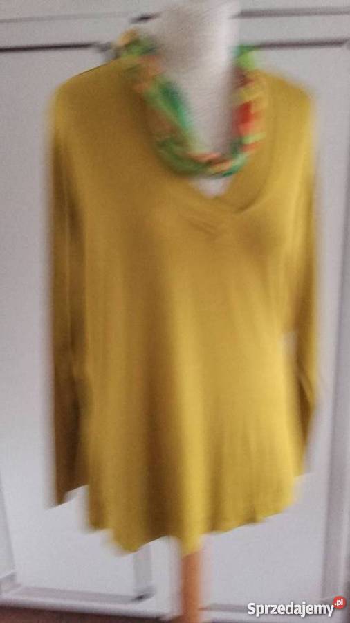 MARKOWA MUSZTARDOWA BLUZKA r 44 Piła