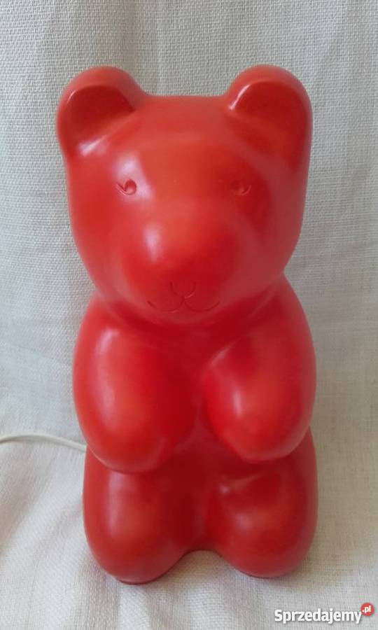 Lampka miś haribo odcienie czerwieni Szczecin