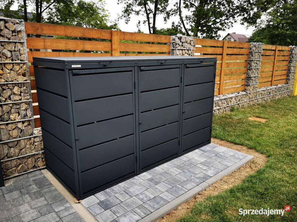 Zabudowa koszy na śmieci Obudowa na kosze Osłona Łódź
