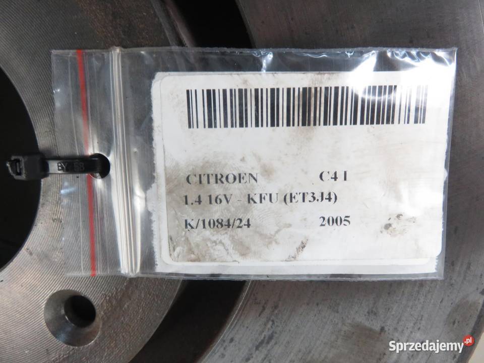 2X TARCZA HAMULCOWA PRZÓD CITROEN C4 I 14 16V osobowe