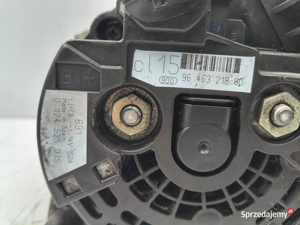 ALTERNATOR Peugeot 307 16 HDI bosch 0124525035 Chełm