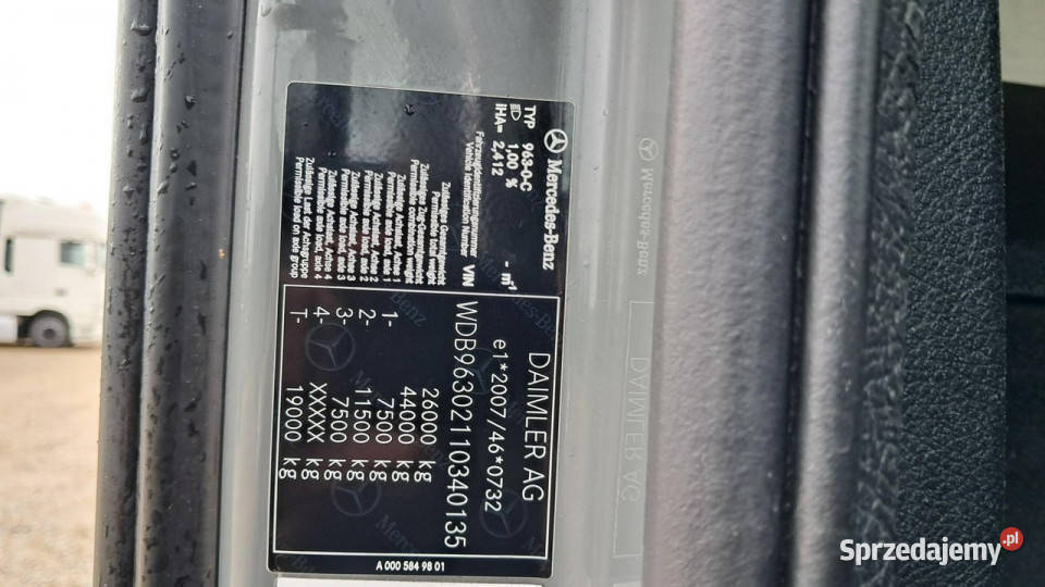 Mercedes Actros automatyczna Komorniki