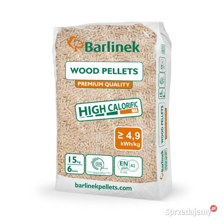 Pellet Pelet Barlinek 6mm certyfikat worki 15 Będków