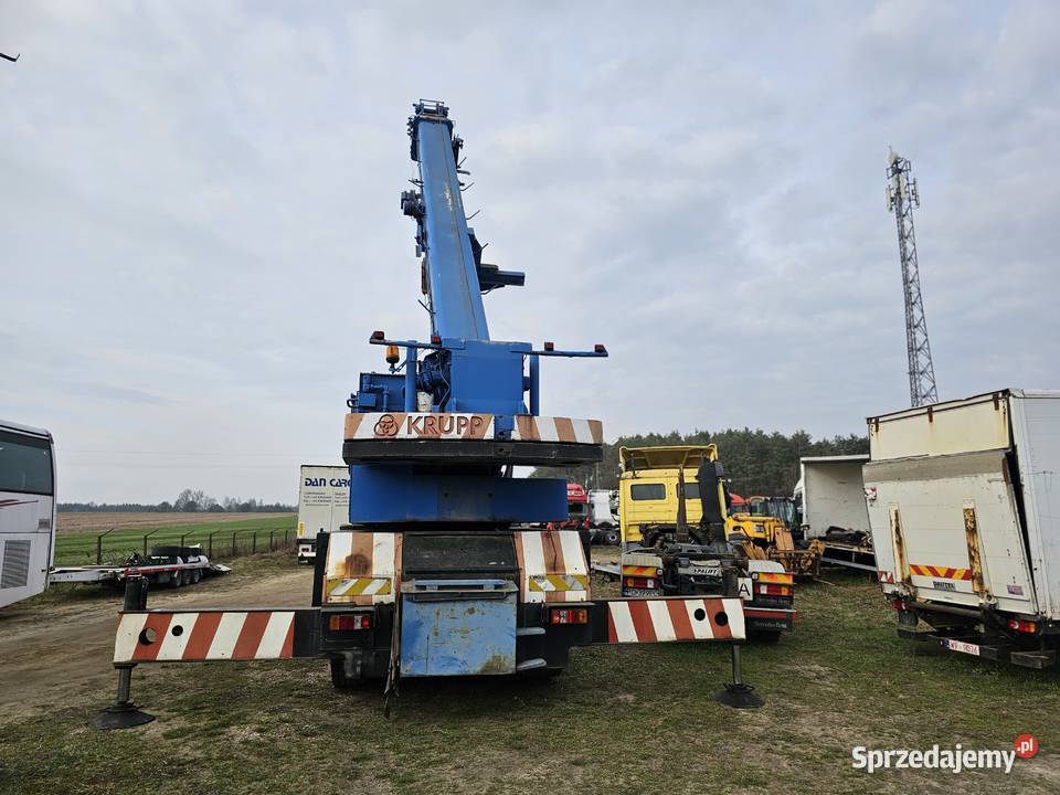 Dźwig 45 ton 3 osie skrętne duże koła 6x6 GROVE Siedlce