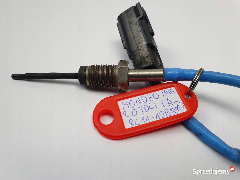 CZUJNIK TEMPERATURY SPALIN Ford Fiesta MK7 16 osobowe Części samochodowe